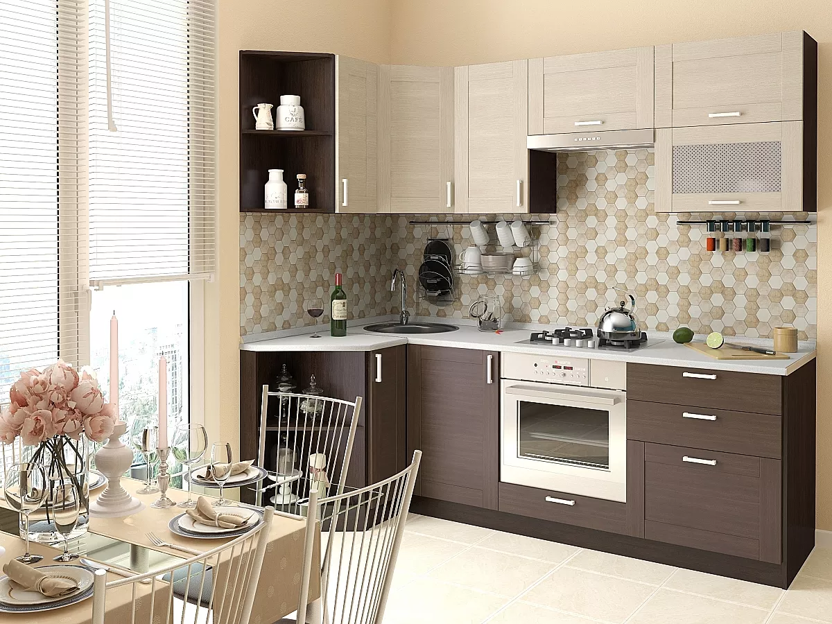 kuxnya loft 03 cappuccino veralinga wenge veralinga